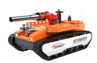 防爆消防灭火侦察机器人【大流量】 (360&deg;升降云台探测装置+语音控制）