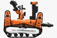 RXR-MC80BGD全地形防爆消防灭火侦察机器人【履带摆臂】  (第2代，升降云台及气体二合一探测装置+语音控制）